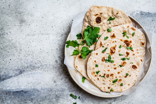 Homemade Indian Flatbread Chapati Gray 79830 2639
