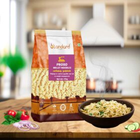 Proso Millet Noodles/ பனிவரகு / ಬರಗಳು ನೂಡಲ್ಸ್ / ప్రోసో మిల్లెట్ నూడుల్స్ / प्रोसो बाजरा नूडल्स / പ്രോസോ മില്ലറ്റ് നൂഡിൽസ് 175 gm