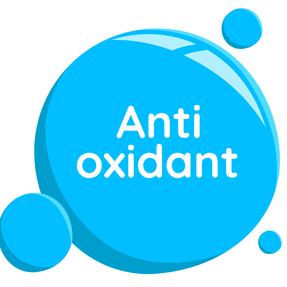 “Rich in antioxidants to protect and rejuvenate skin” “Antioxidant-rich formula helps fight free radicals”