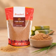 Natural Brown Cane Sugar 500G Pack With Crystals In Bowl Made From Pure Sugarcane In Madurai
