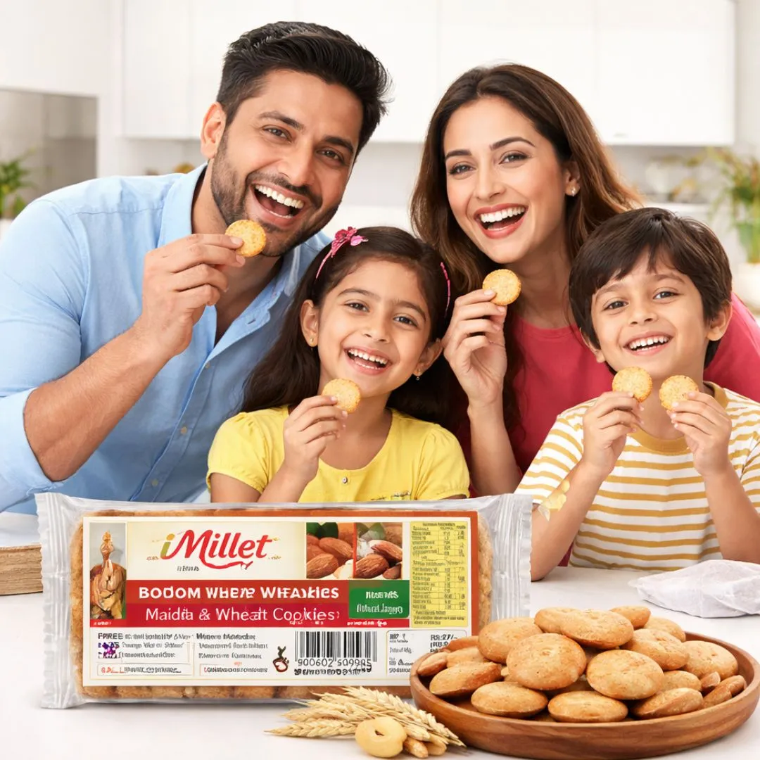 Wheat Badam Cookies/ கோதுமை பாதாம் குக்கீஸ் / ಗೋಧಿ ಬಾದಾಮ್ ಕುಕೀಸ್ / గోధుమ బాదామ్ కుకీస్ / गेहूँ बादाम कुकीज़ / ഗോതമ്പ് ബദാം കുക്കീസ് (90 Gm) 3 Wheat Badam Cookies/ கோதுமை பாதாம் குக்கீஸ் / ಗೋಧಿ ಬಾದಾಮ್ ಕುಕೀಸ್ / గోధుమ బాదామ్ కుకీస్ / गेहूँ बादाम कुकीज़ / ഗോതമ്പ് ബദാം കുക്കീസ് (90 Gm) - Image 3