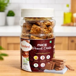 healthy peanut chikki with no preservatives no colors and no GMO snack