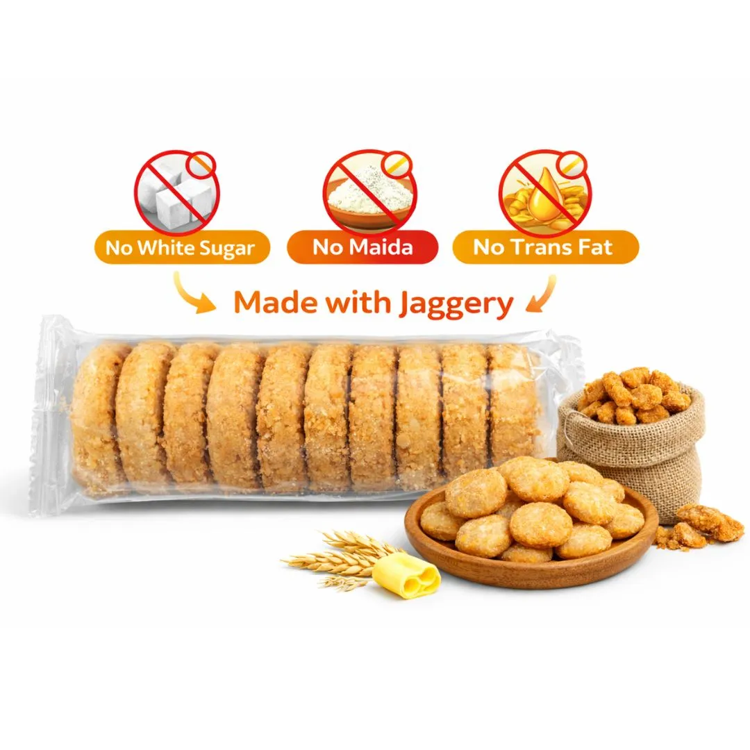 Wheat Badam Cookies/ கோதுமை பாதாம் குக்கீஸ் / ಗೋಧಿ ಬಾದಾಮ್ ಕುಕೀಸ್ / గోధుమ బాదామ్ కుకీస్ / गेहूँ बादाम कुकीज़ / ഗോതമ്പ് ബദാം കുക്കീസ് (90 Gm) 2 Wheat Badam Cookies/ கோதுமை பாதாம் குக்கீஸ் / ಗೋಧಿ ಬಾದಾಮ್ ಕುಕೀಸ್ / గోధుమ బాదామ్ కుకీస్ / गेहूँ बादाम कुकीज़ / ഗോതമ്പ് ബദാം കുക്കീസ് (90 Gm) - Image 2