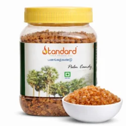Palm candy (panangarkandu) jar front view natural sugar alternative Madurai