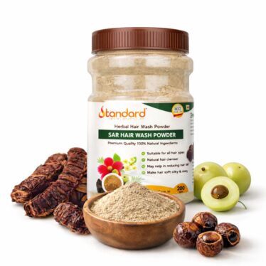 SAR Herbal Hair Wash Powder with Shikakai, Amla and Reetha – natural hair cleanser for soft, shiny and healthy hair
