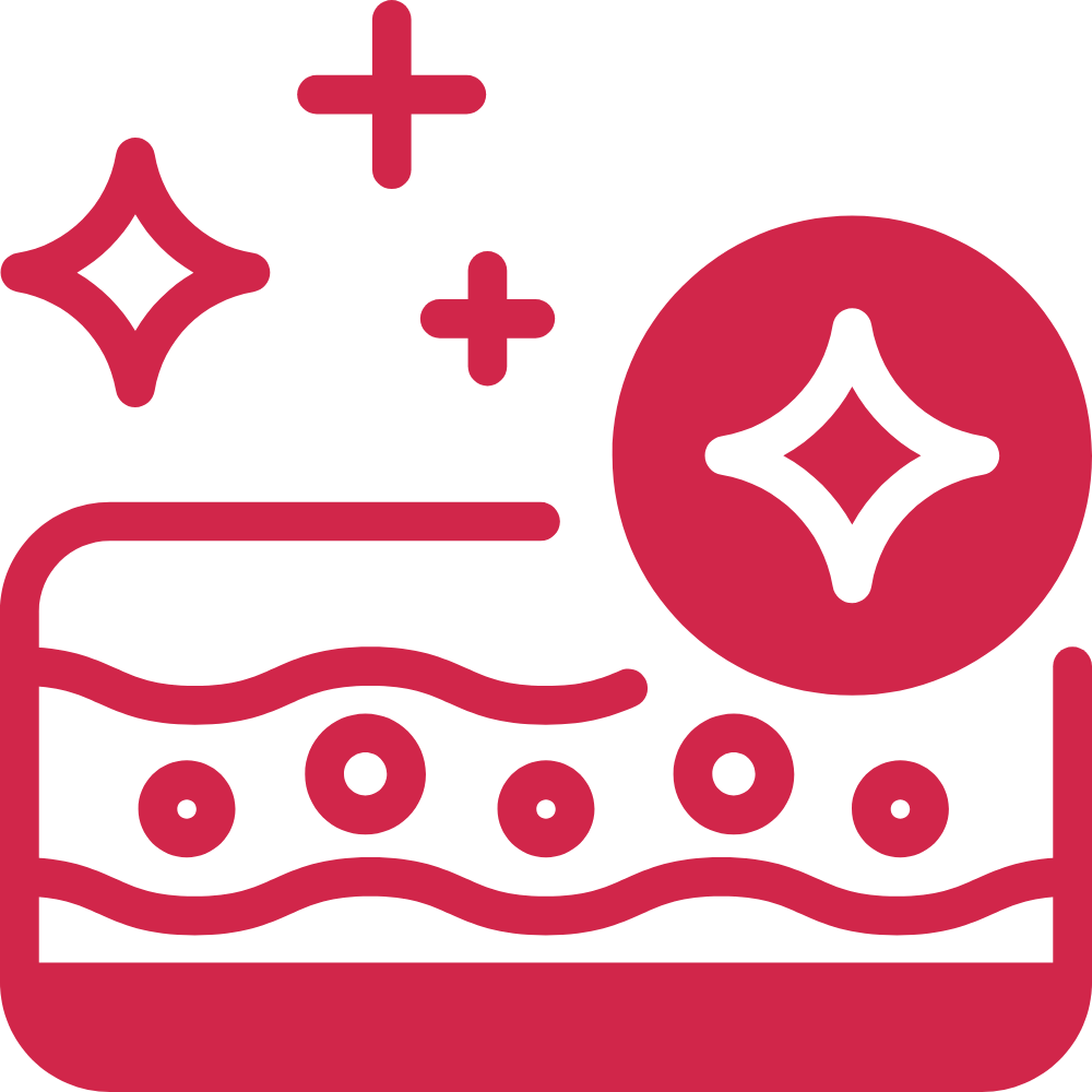 Red sandal soap that helps even out skin tone and brighten complexion.