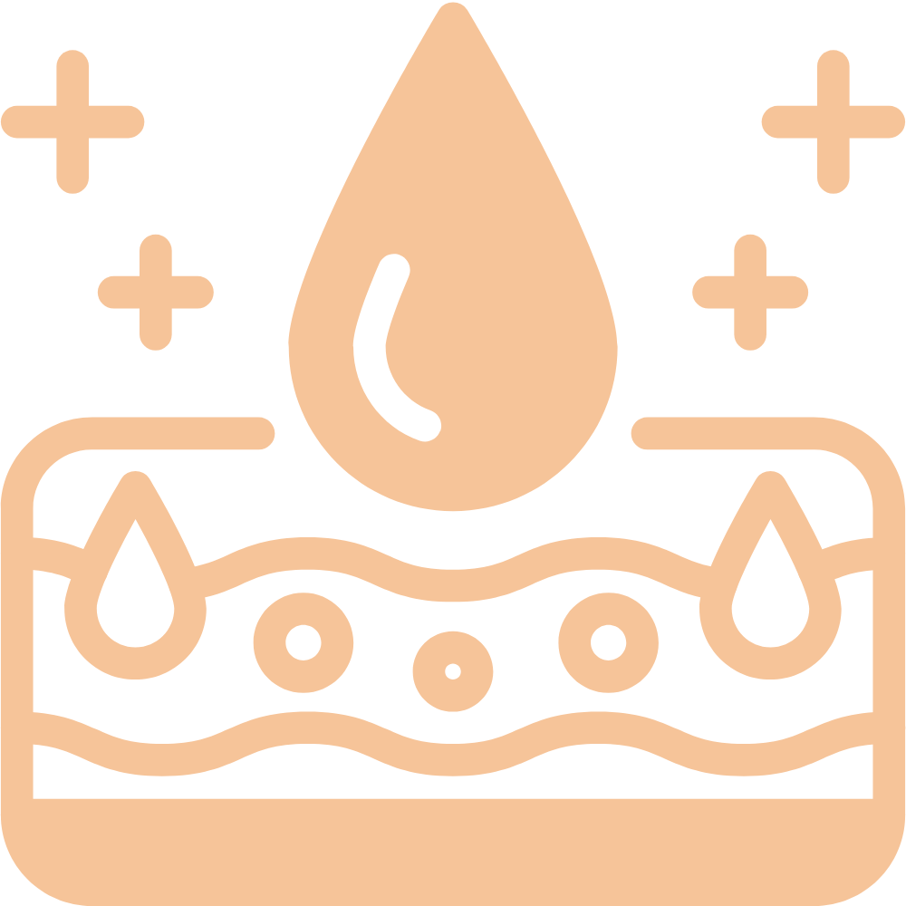 Red sandal soap that moisturizes and keeps skin soft and hydrated.