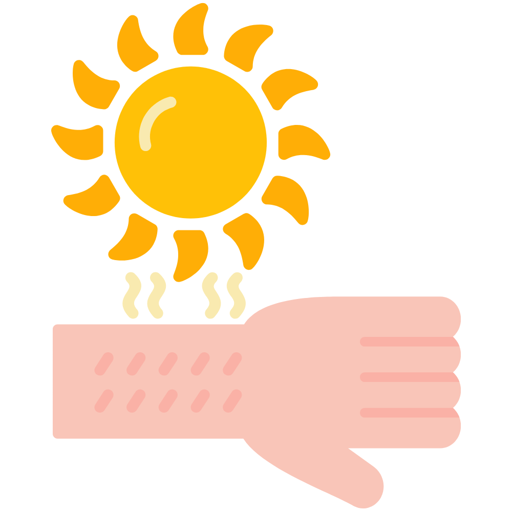 Skin care product that provides relief from sunburn