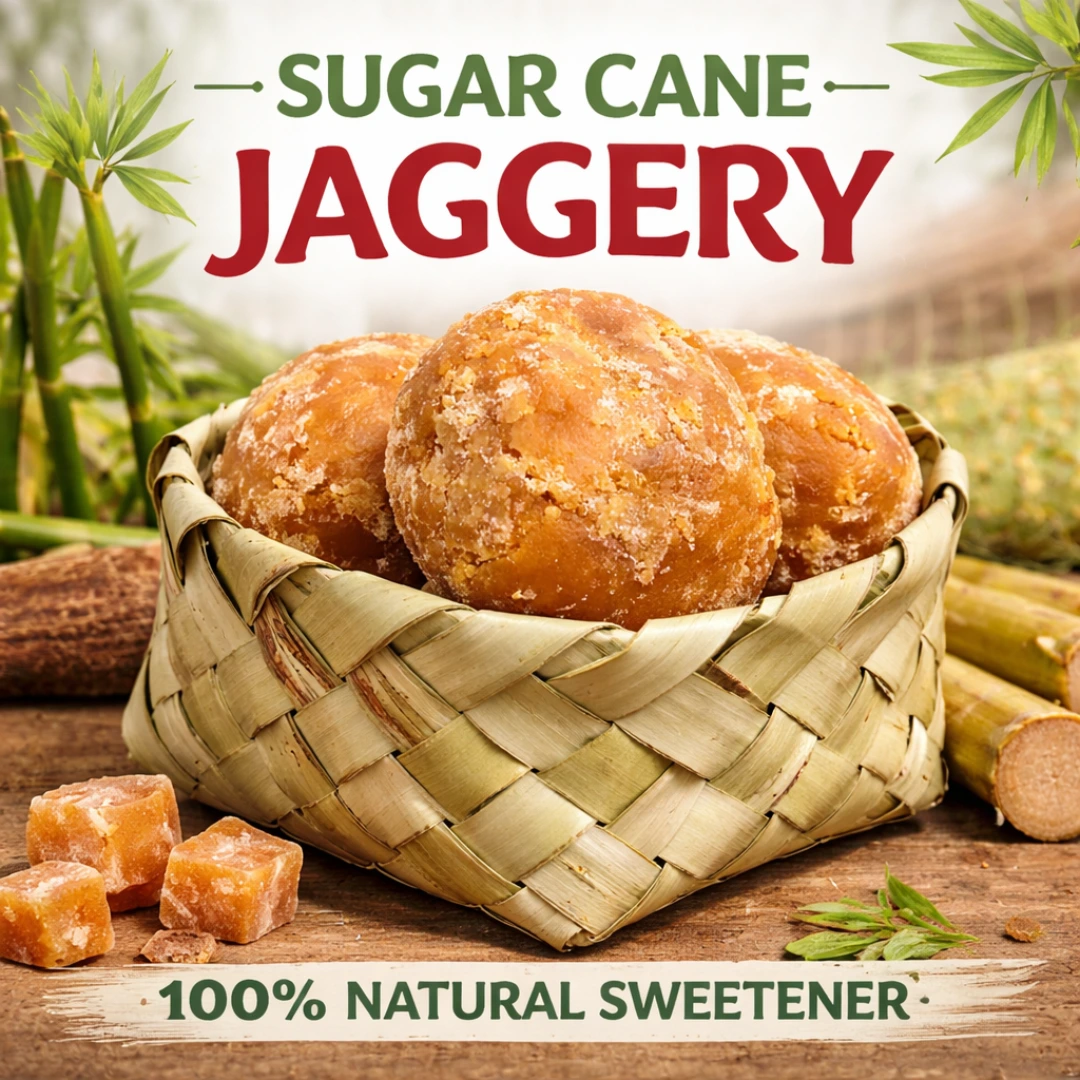 Sugar Cane Jaggery (Jaggery Balls) 2 Sugar Cane Jaggery (Jaggery Balls) - Image 2