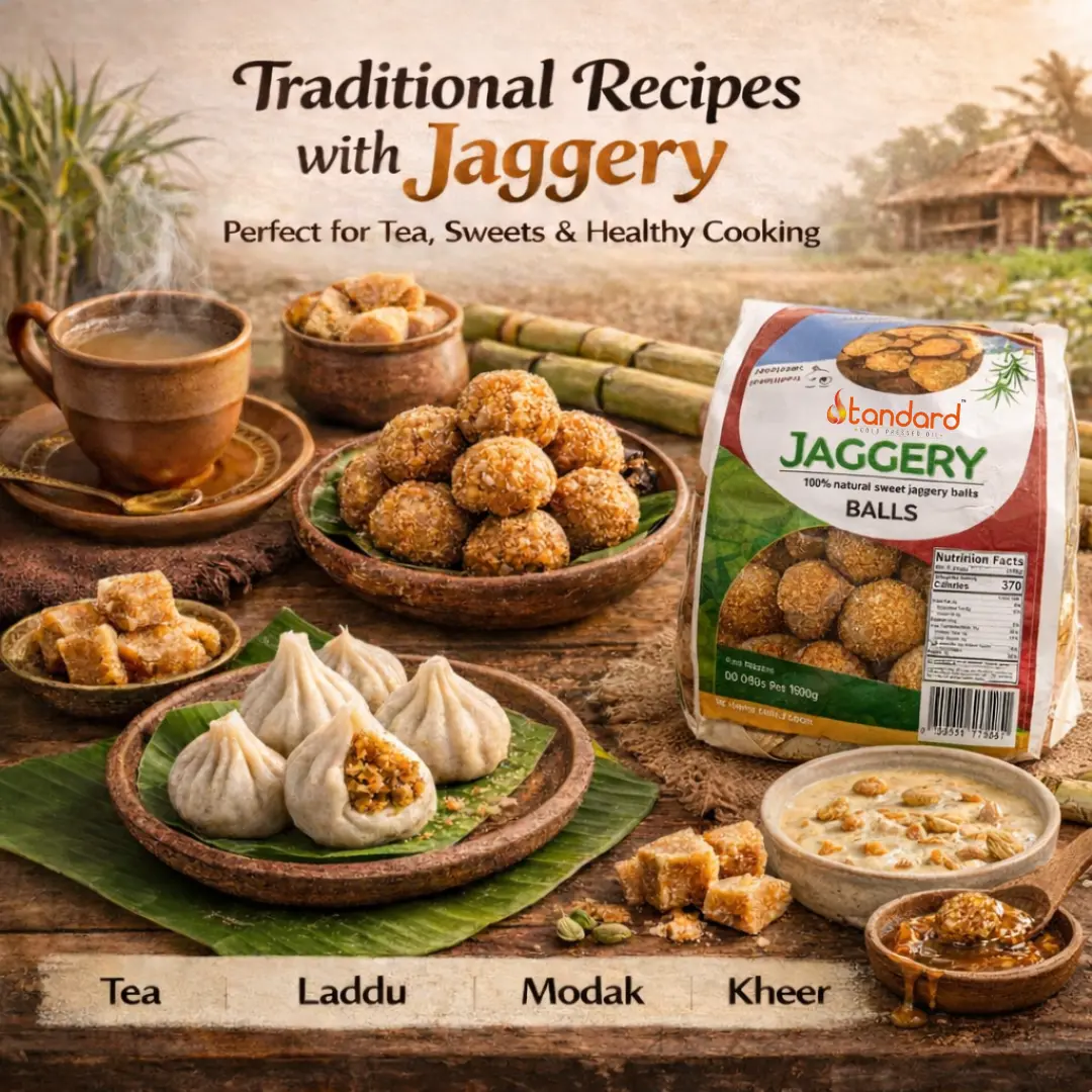 Sugar Cane Jaggery (Jaggery Balls) 5 Traditional Indian Recipes Made With Jaggery Including Laddu, Modak, Kheer And Tea