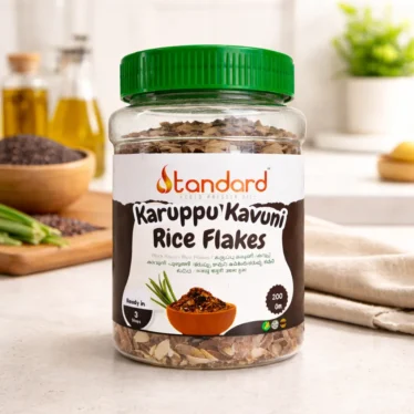 Karuppu Kavuni rice flakes benefits showing antioxidants, iron, fiber, heart health and natural energy