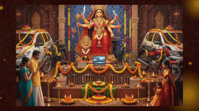 Why People Use Coldpressed Oil or Ghee During Ayudha Pooja and Vijayadashami