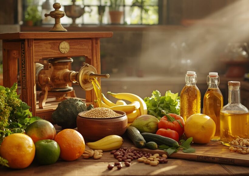 Cold Pressed Oil In A Traditional Wooden Container Showcasing Its Natural Nutrients And Health Benefits.