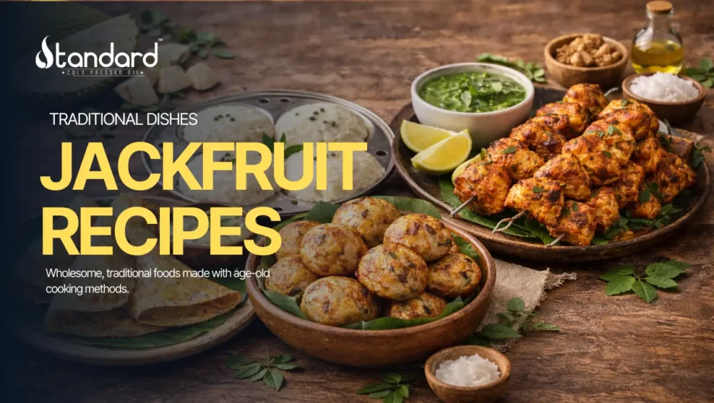 Raditional South Indian Jackfruit Recipes Including Idli, Paniyaram, Dosa, And Grilled Jackfruit Dishes Made With Cold-Pressed Oils