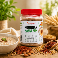 Natural Poongar Kanji Mix health food with traditional grains, nuts, and rich nutrients.