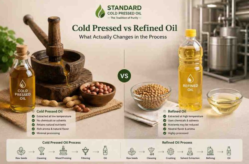 Cold Pressed Vs Refined Oil: What Actually Changes In The Process ...