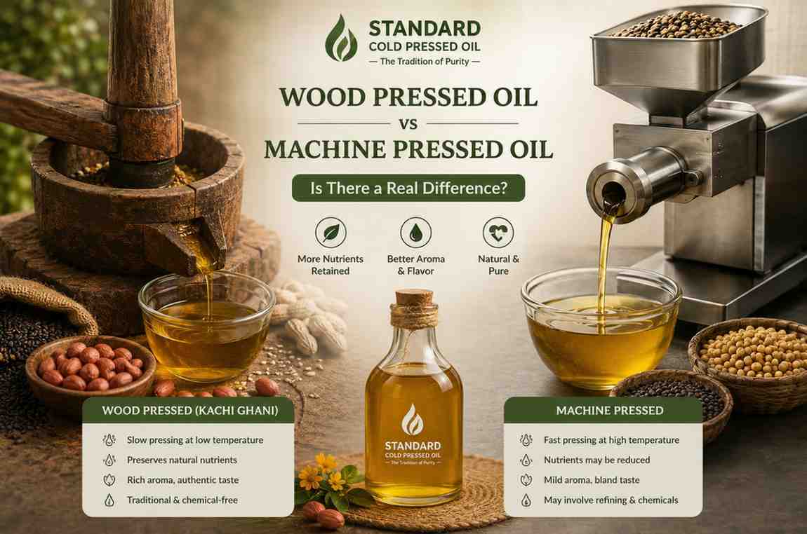 Wood Pressed Oil Vs Machine Pressed Oil