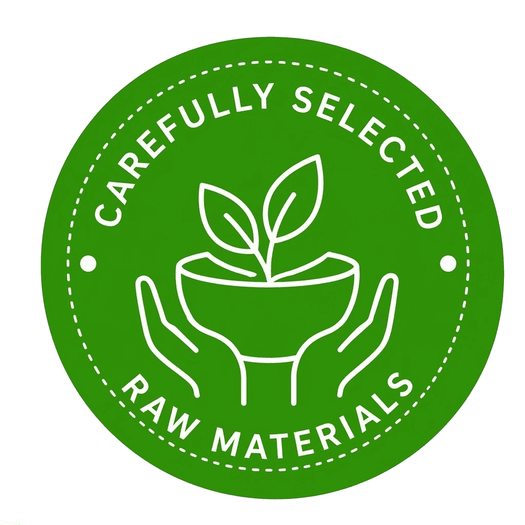 Carefully Selected Raw Materials