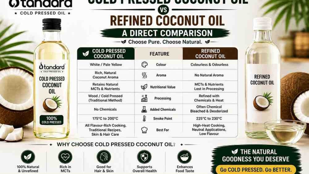 Cold Pressed Coconut Oil Vs Refined Coconut Oil: A Direct Comparison 11 Cold Pressed Coconut Oil Vs Refined Coconut Oil – Complete Comparison