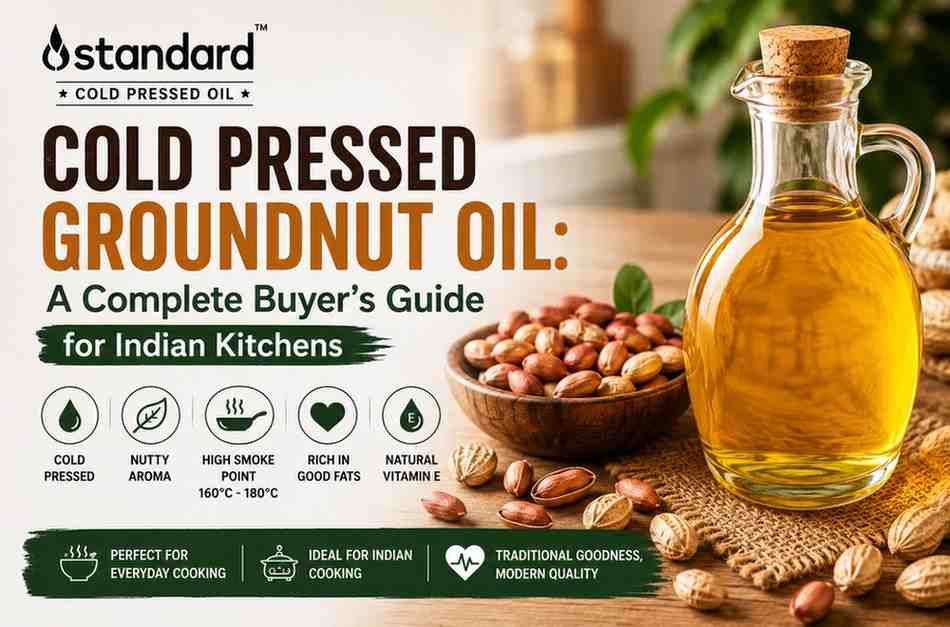 100% Natural Groundnut Oil For Indian Cooking