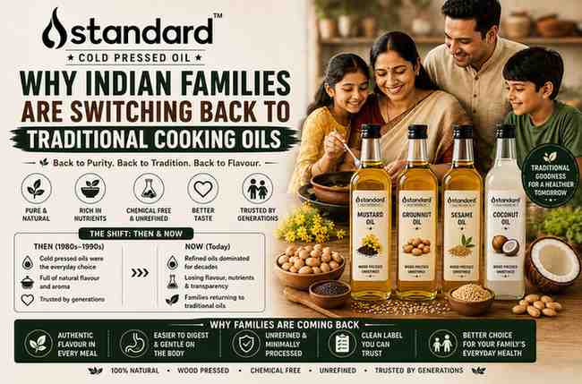 Why Indian Families Are Switching Back To Traditional Cooking Oils 1 Indian Family Cooking With Cold Pressed Traditional Oils | Standard Cold Pressed Oil