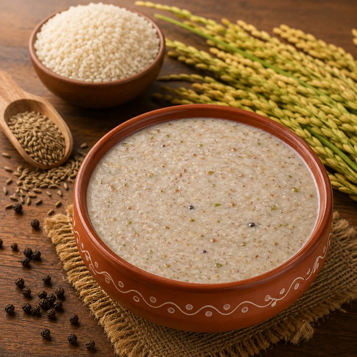 mix.jpg Thooyamalli Rice Kanji Mix – Aromatic Rice Porridge Blend