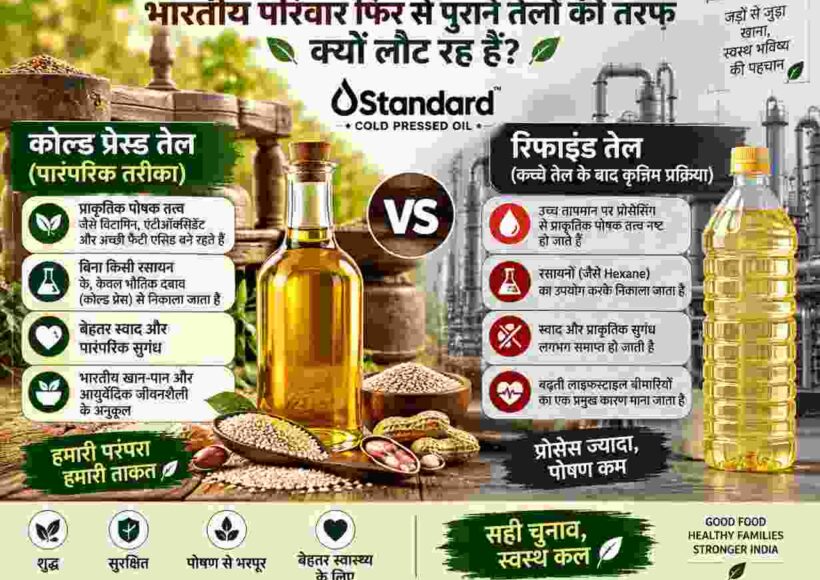 भारतीय परिवार फिर से पुराने तेलों की तरफ क्यों लौट रहे हैं 7 Traditional Versus Refined Oil